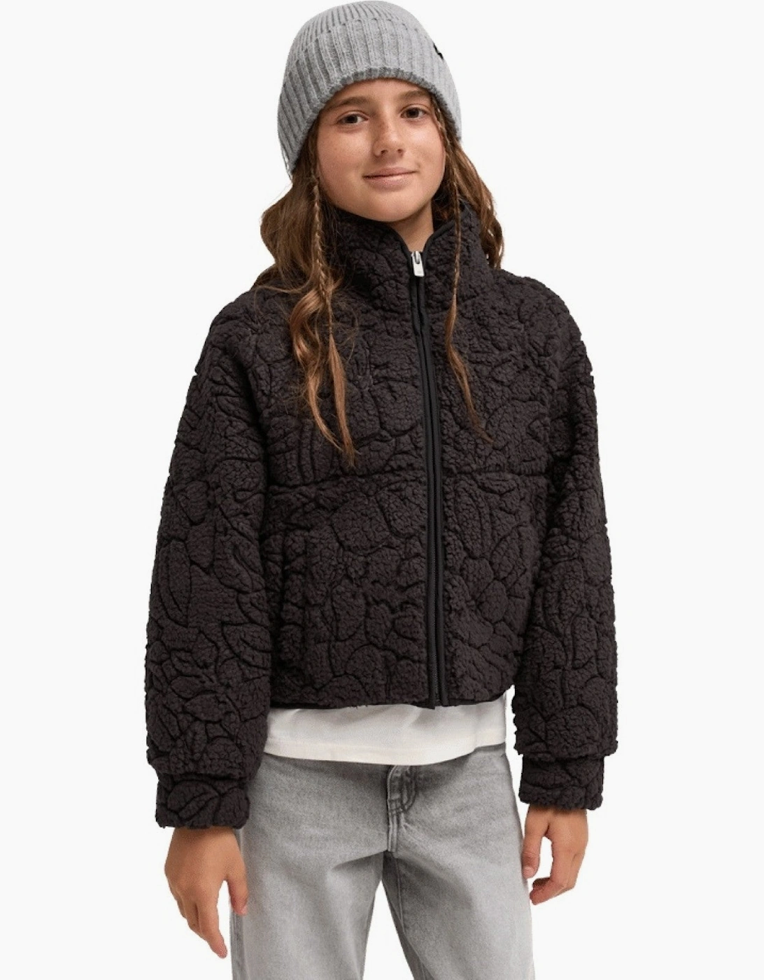 Roxy Girls Blurry Cloud Polar Full Zip Fleece