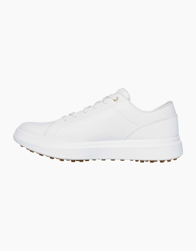 Skechers GO GOLF Drive 12 Leather Women's White/Gold Golf Shoes