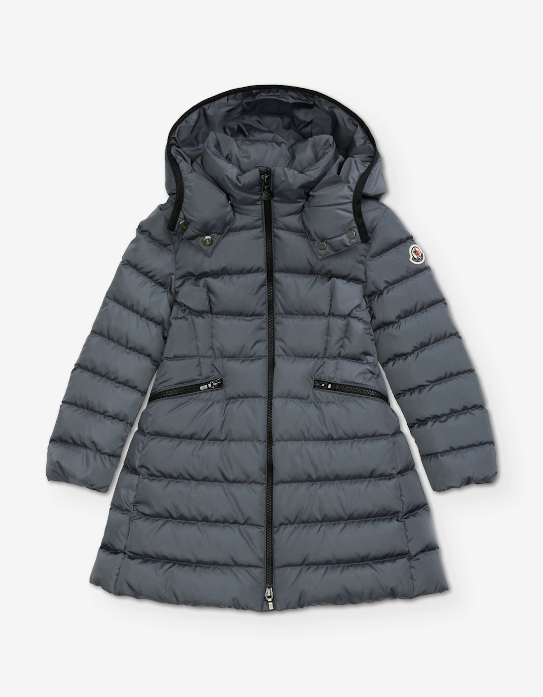 Moncler Charpal Jacket - Female - Winter Jackets - Gray - 12 Y | 152 Cm - Kids - Image 3