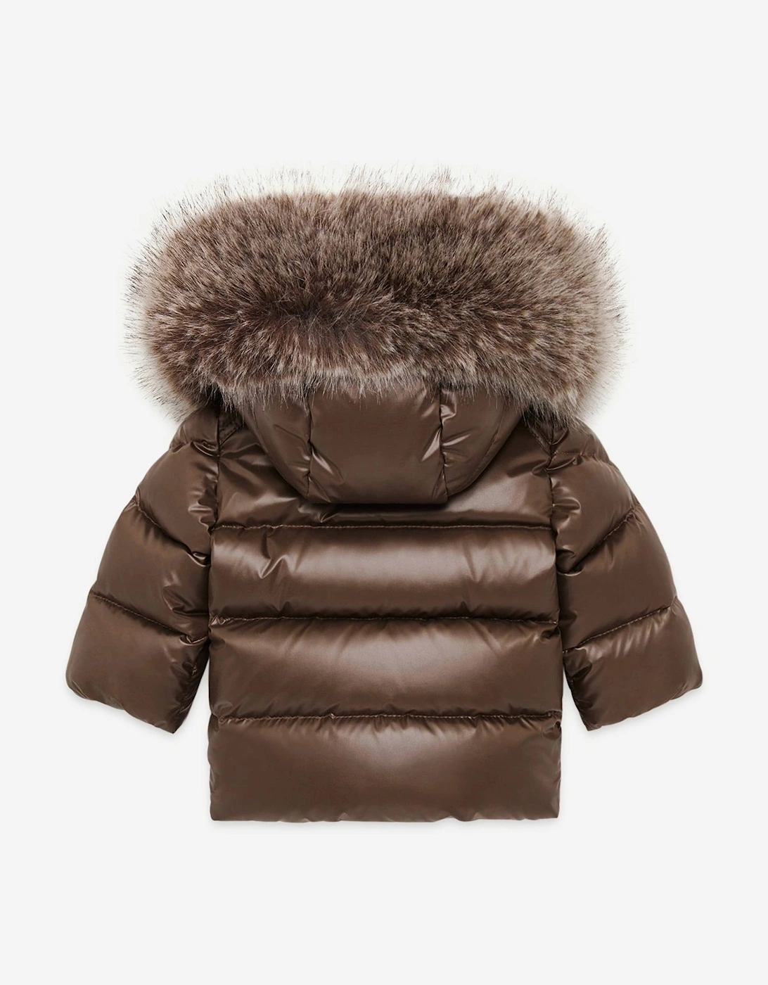 Moncler Enfant Baby Boys Down Padded K2F Jacket in Brown