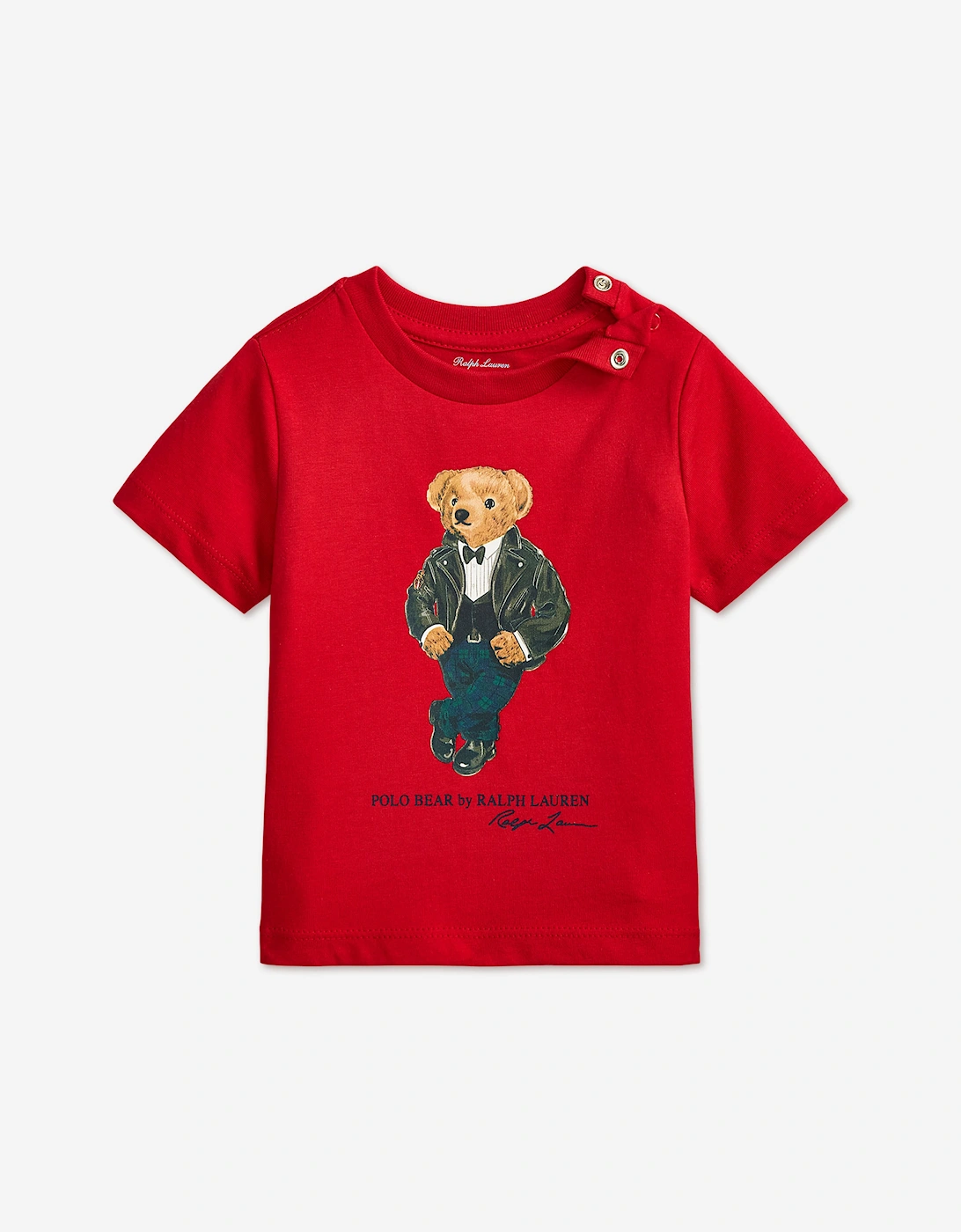 Ralph Lauren Baby Boys Polo Bear T-Shirt in Red