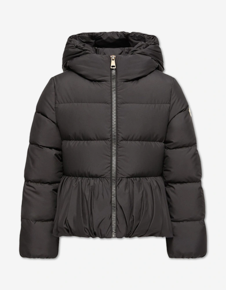 Moncler Enfant Girls Down Padded Elizaveta Jacket in Black