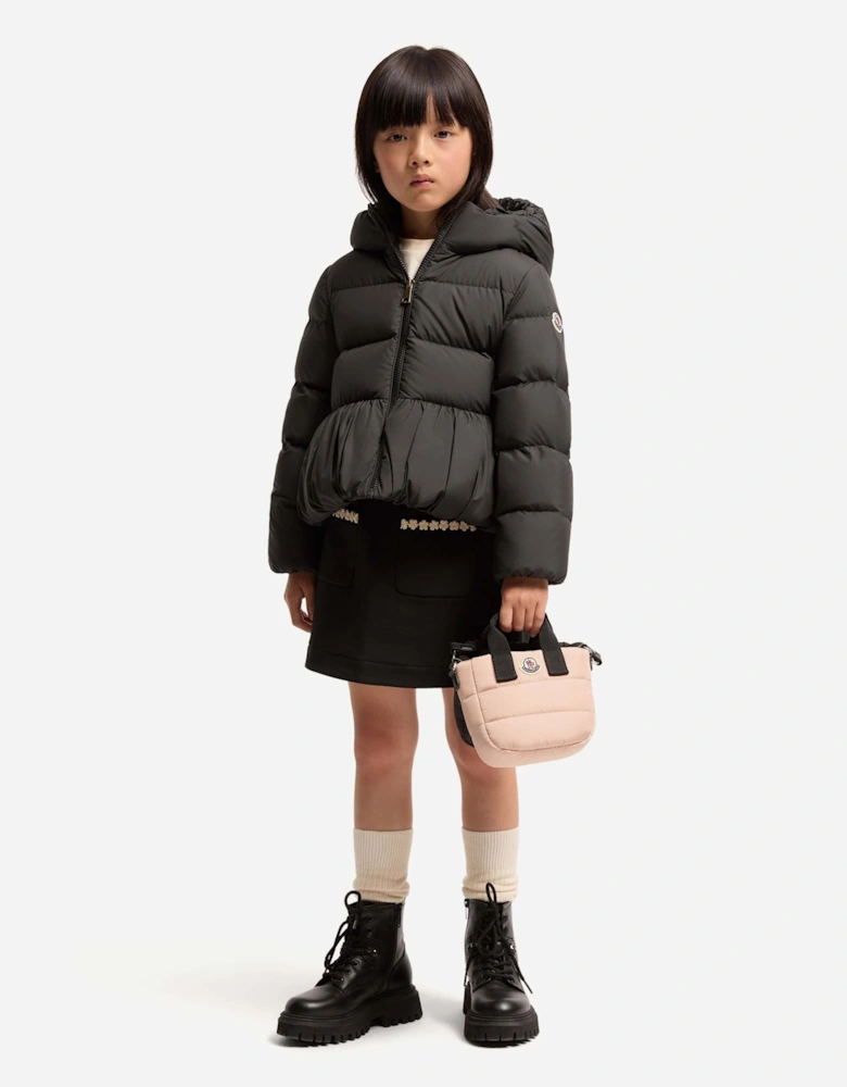 Moncler Enfant Girls Down Padded Elizaveta Jacket in Black