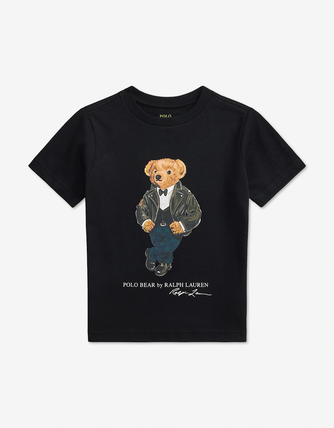 Boy's Ralph Lauren Boys Polo Bear T-Shirt in Black - Size: 6 years