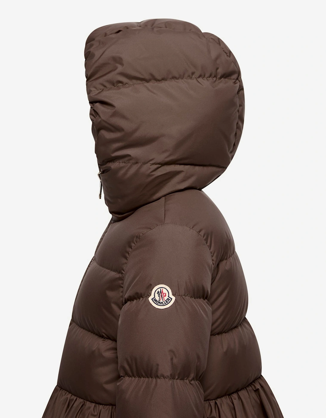 Moncler Enfant Girls Down Padded Elizaveta Jacket in Brown