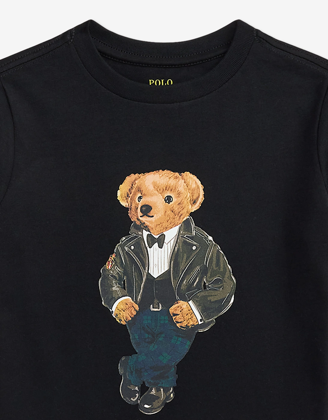 Ralph Lauren Boys Polo Bear T-Shirt in Black
