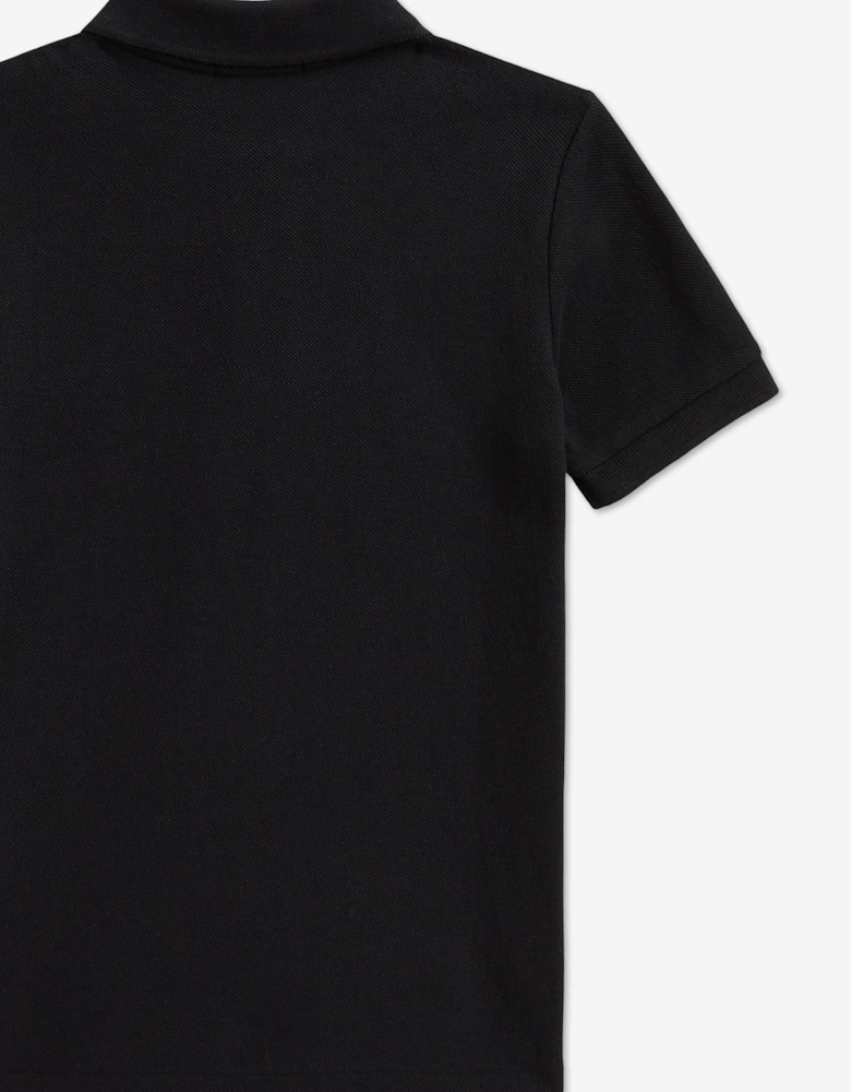 Ralph Lauren Boys Cotton Polo Shirt in Black
