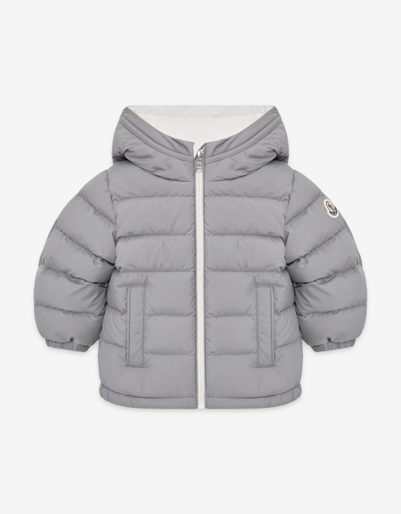 Moncler Enfant Baby Boys Down Padded Brannock Jacket in Grey
