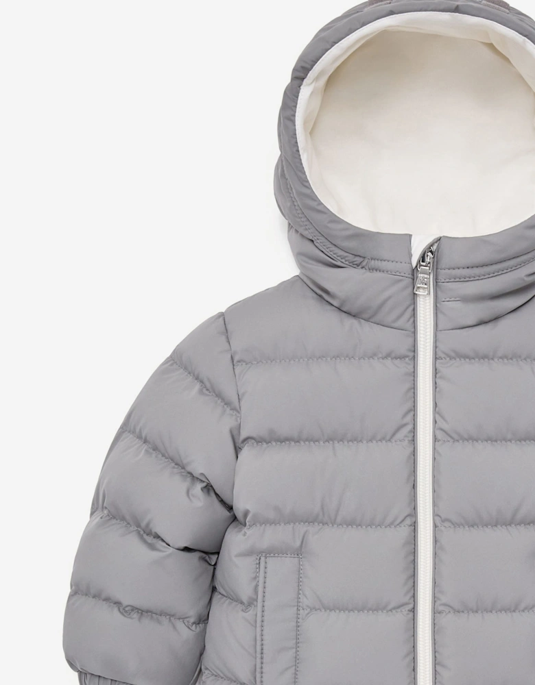 Moncler Enfant Baby Boys Down Padded Brannock Jacket in Grey