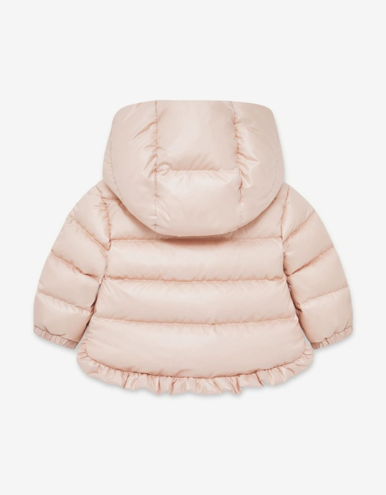 Moncler Enfant Baby Girls Down Padded Tazui Jacket in Pink