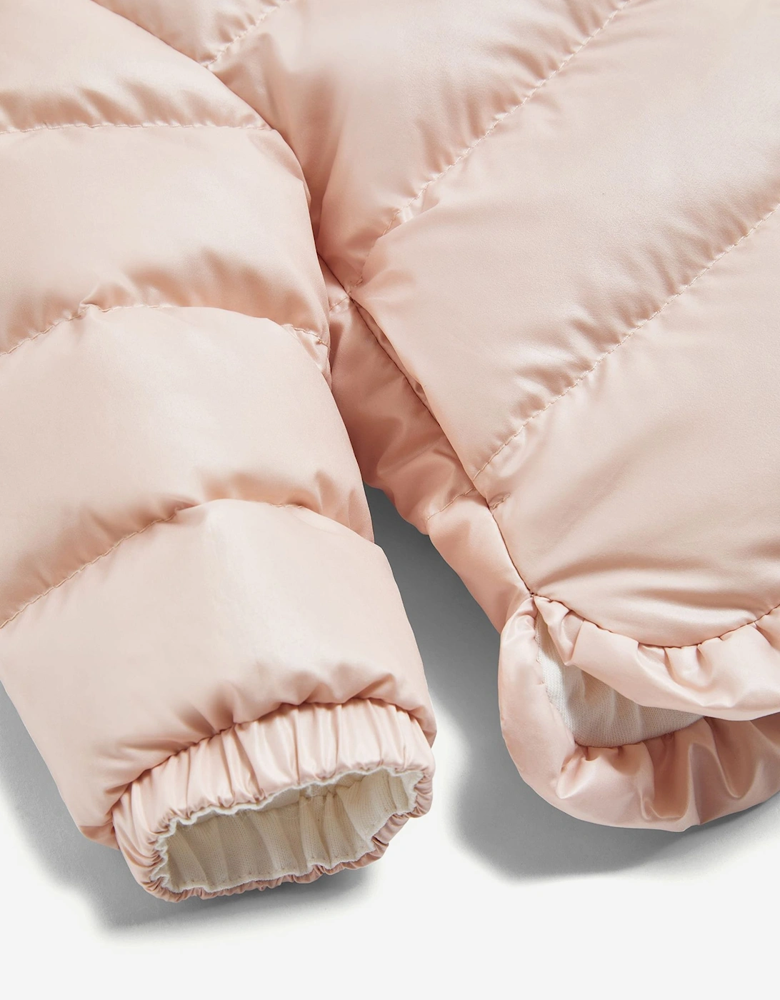Moncler Enfant Baby Girls Down Padded Tazui Jacket in Pink