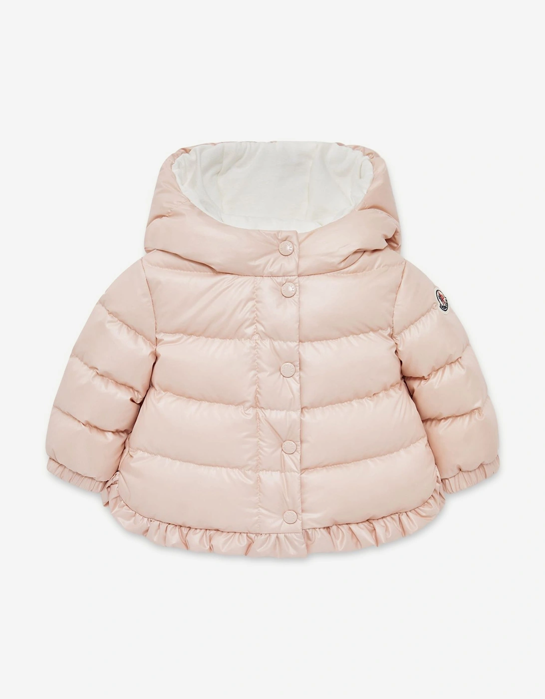 Moncler Enfant Baby Girls Down Padded Tazui Jacket in Pink