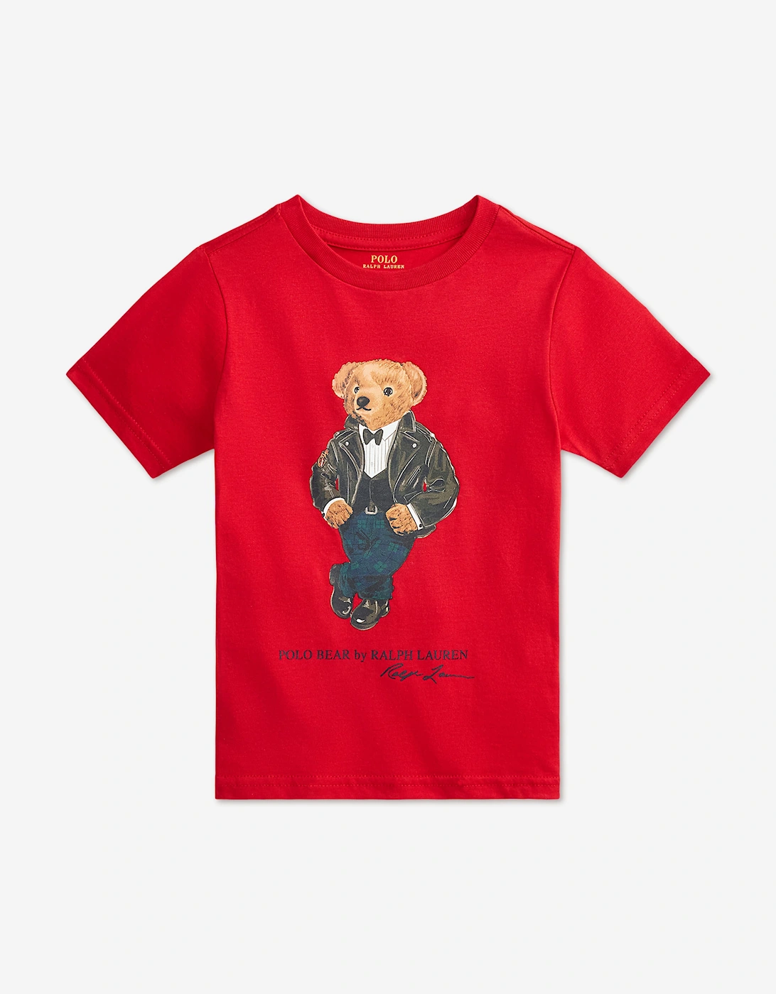 Ralph Lauren Boys Polo Bear T-Shirt in Red