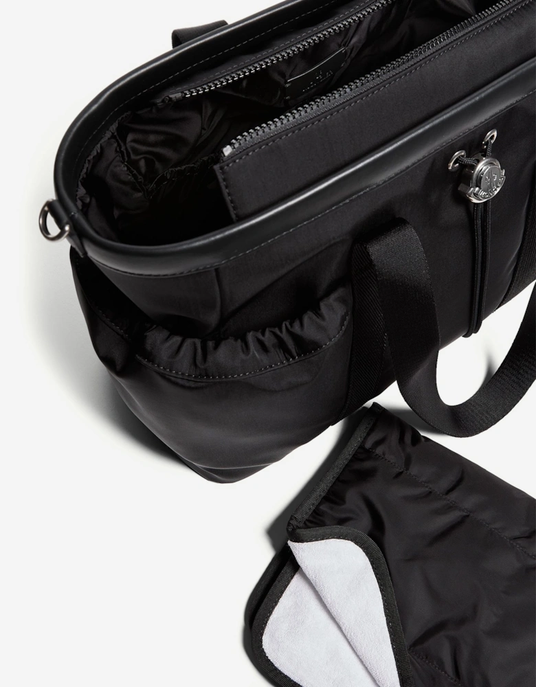 Moncler Enfant Baby Tote Changing Bag in Black (38cm)