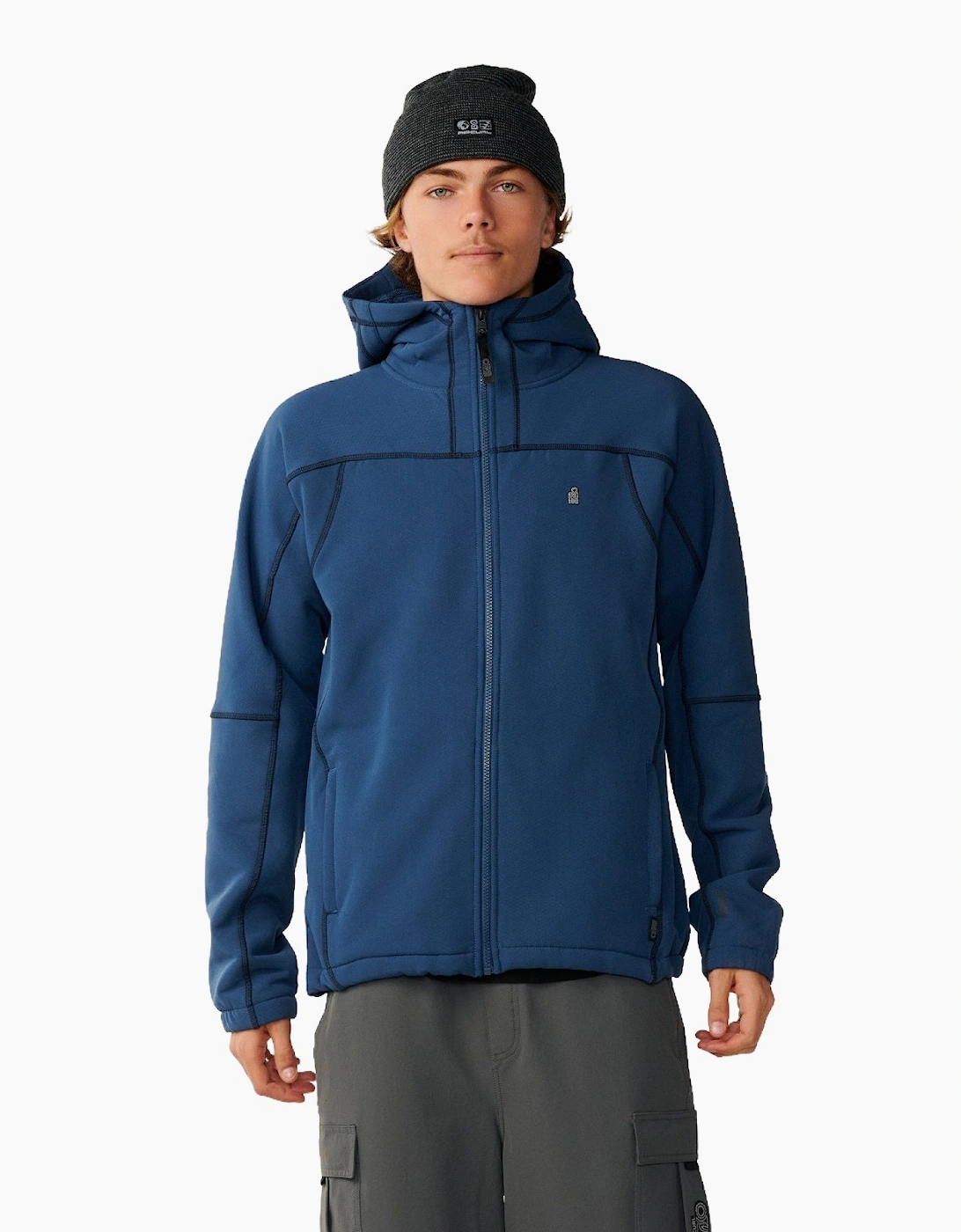 Rip Curl Mens S-Series Soft Tech Hooded Full Zip Fleece