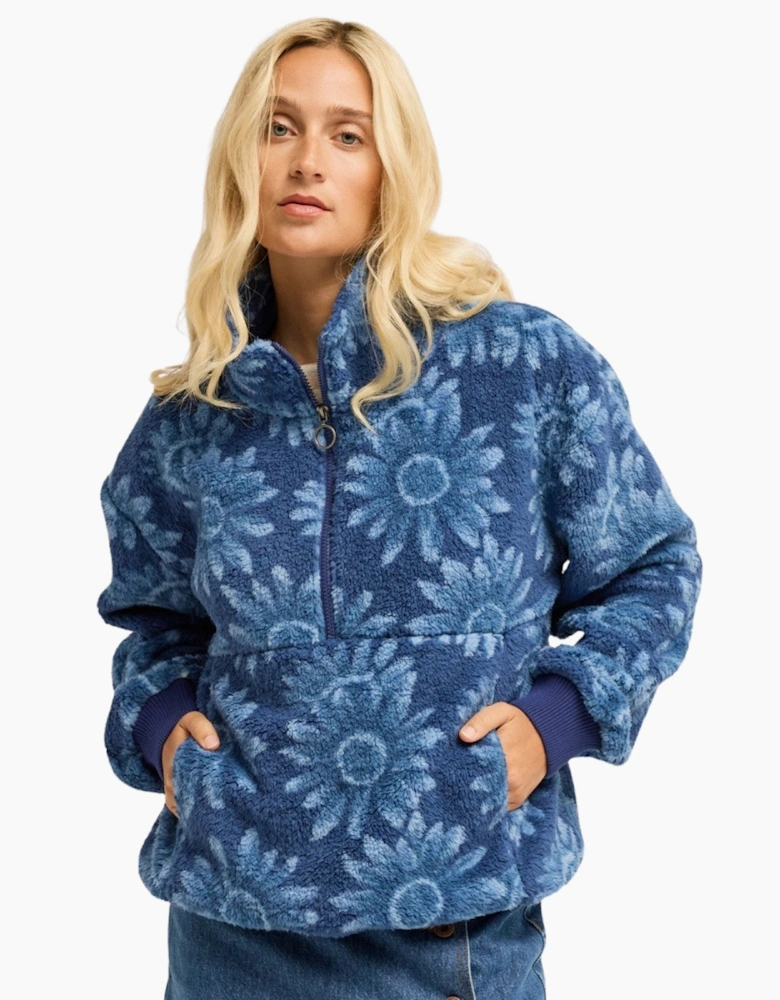 Billabong Womens Time Off Half Zip Fleece