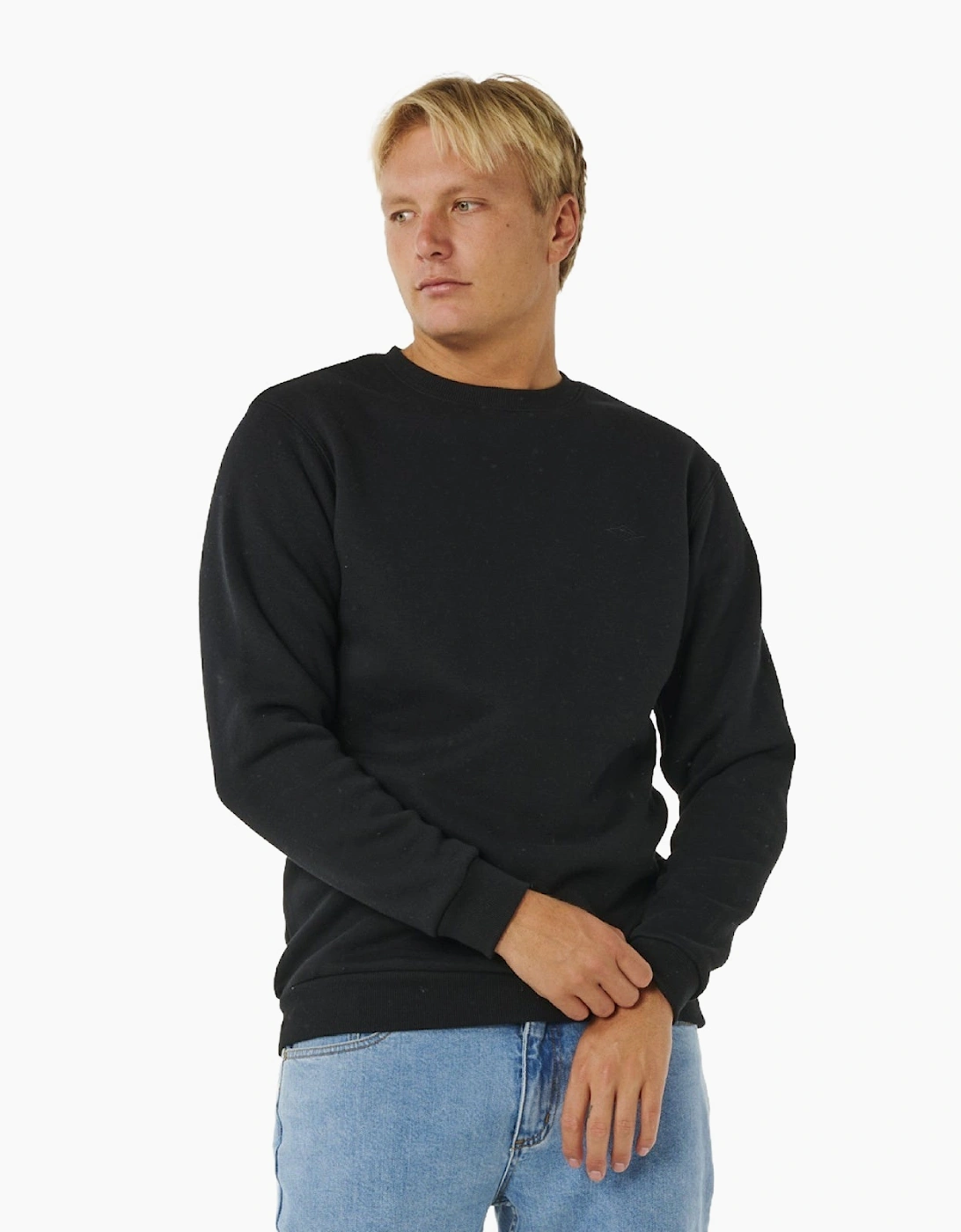 Ripcurl Men's Rip Curl Mens Classic Surf Crew Sweatshirt - Black - Size: 2XL