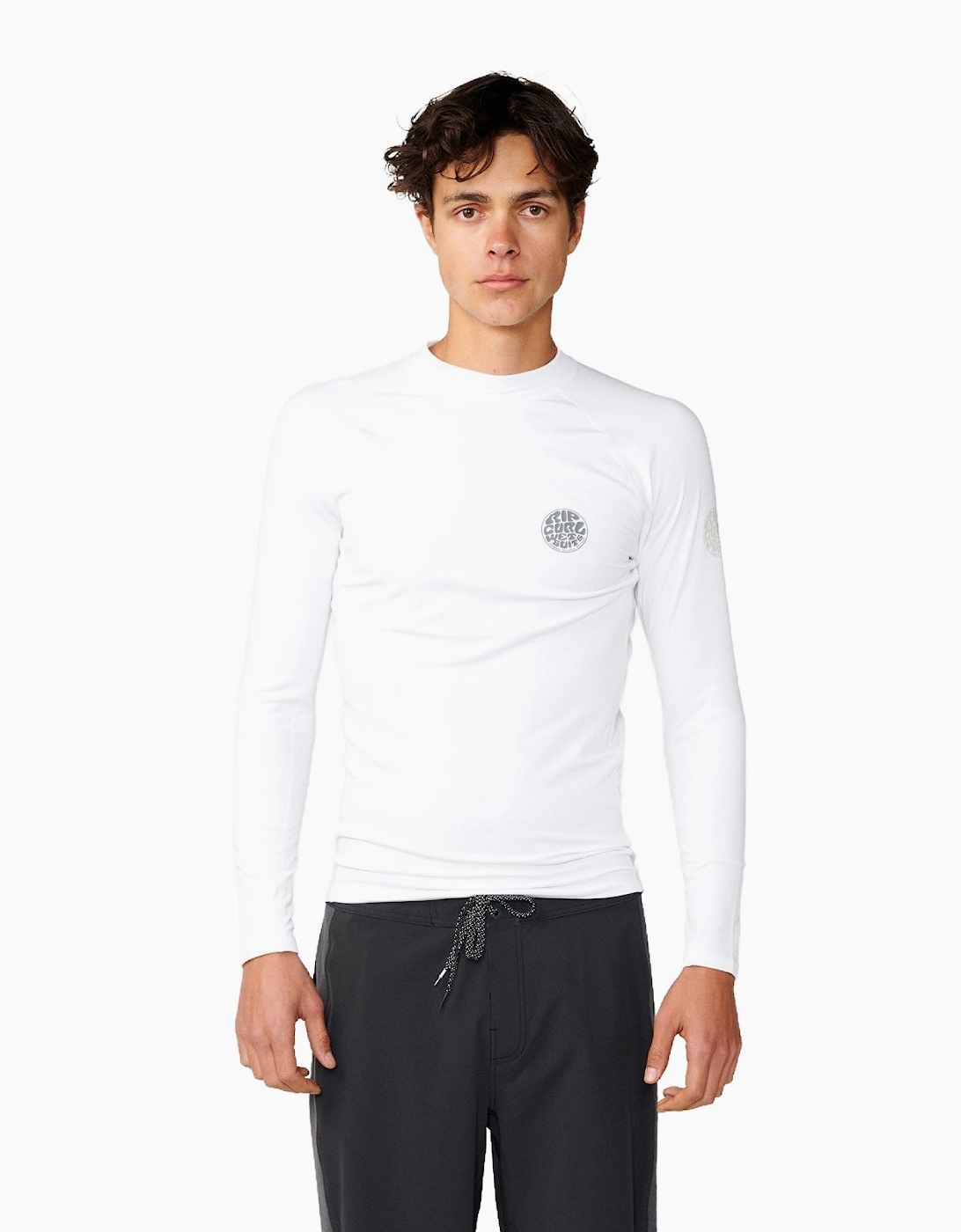 Rip Curl Mens Icons Brushed Long Sleeve Rash Vest