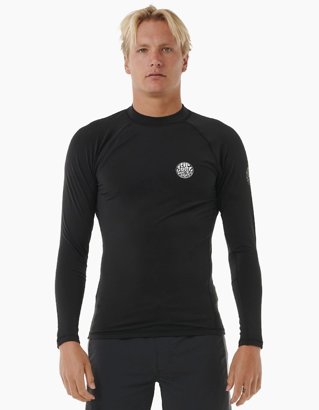 Rip Curl Mens Icons Brushed Long Sleeve Rash Vest