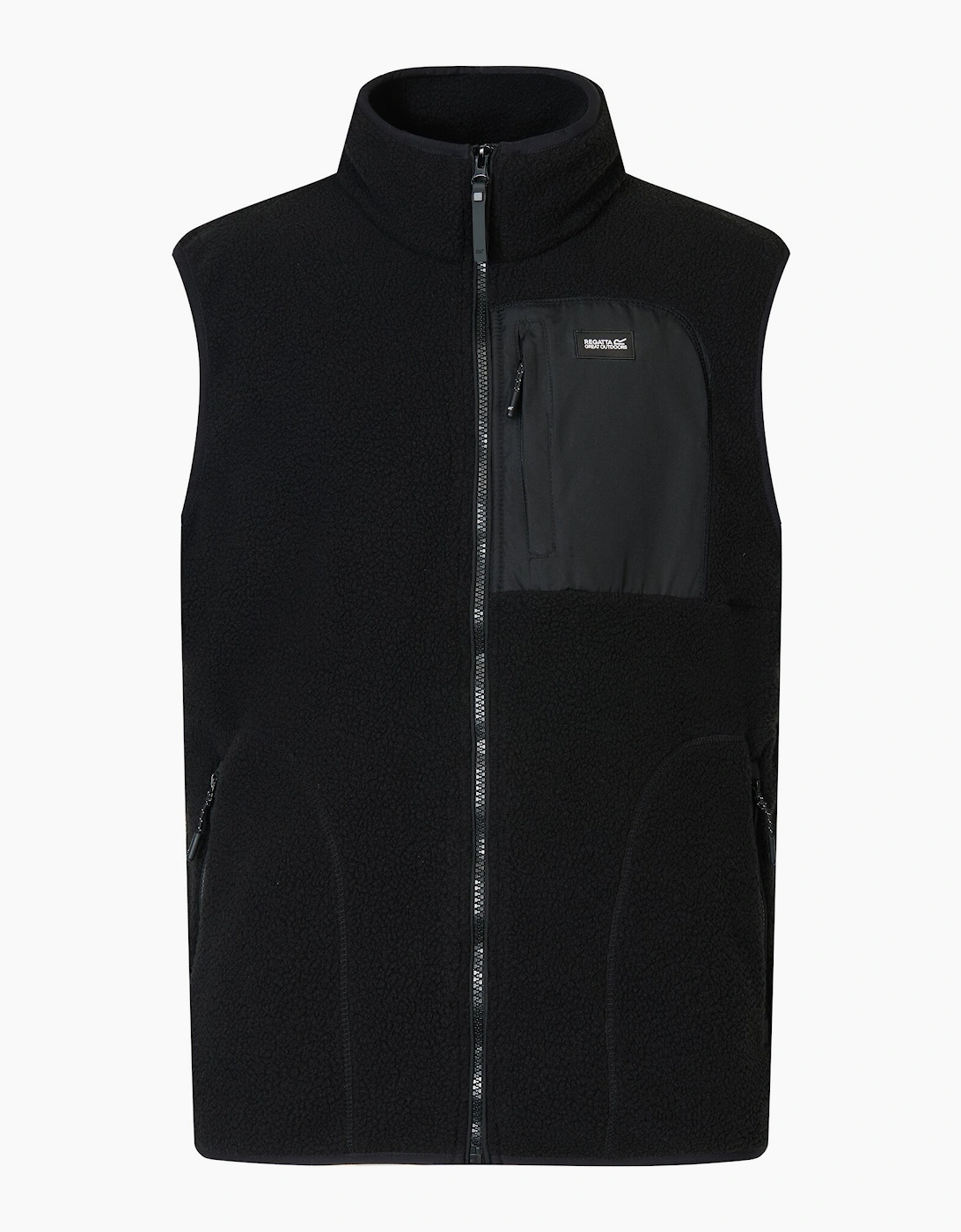 Men's Regatta Mens Frankie Borg Body Warmer - Black - Size: Regular/36
