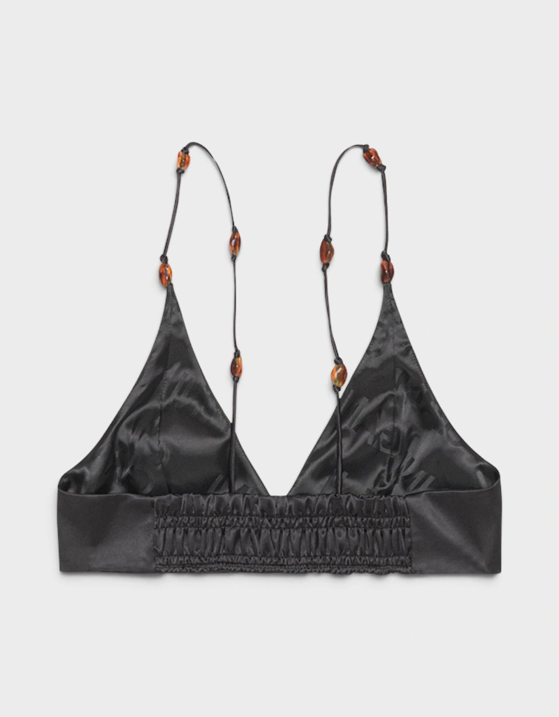 Double Satin Top Black