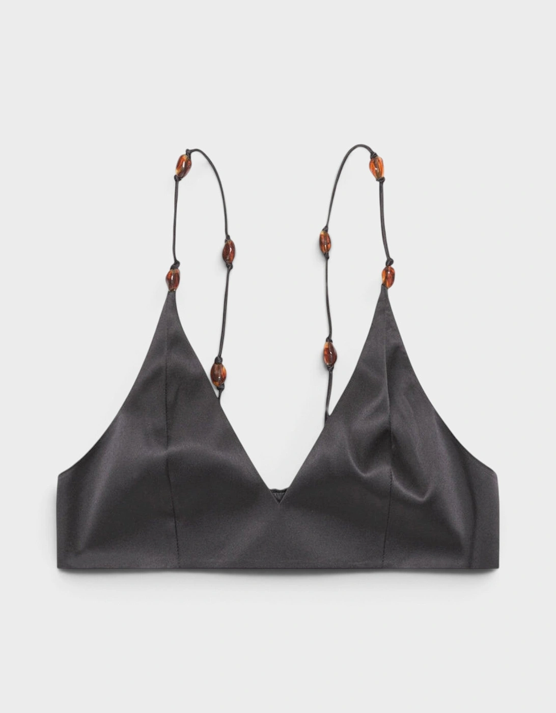 Double Satin Top Black