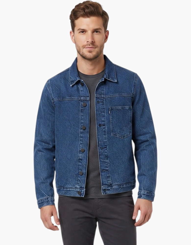 LEVIS S40116 TRUCKER Jacket Mens Denim Jacket Regular Fit Cotton Blue Boyfriend