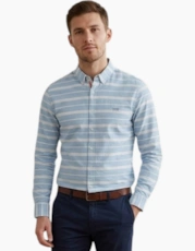 Sky Blue And White Stripe