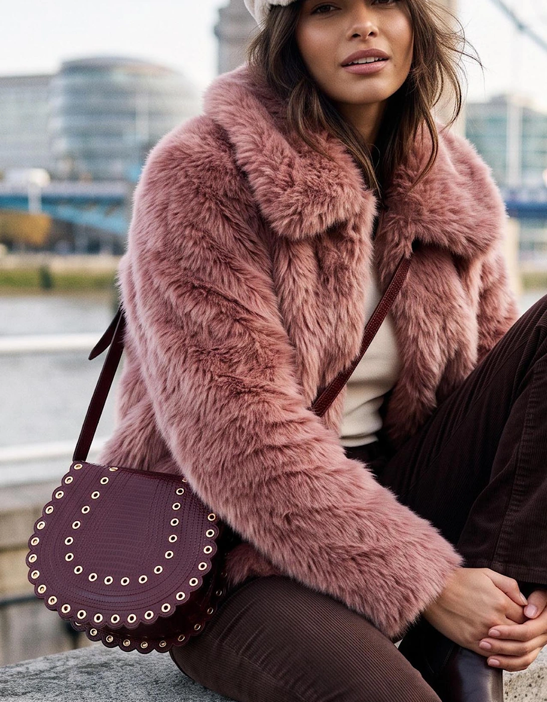Montreal Leather Satchel - Burgundy