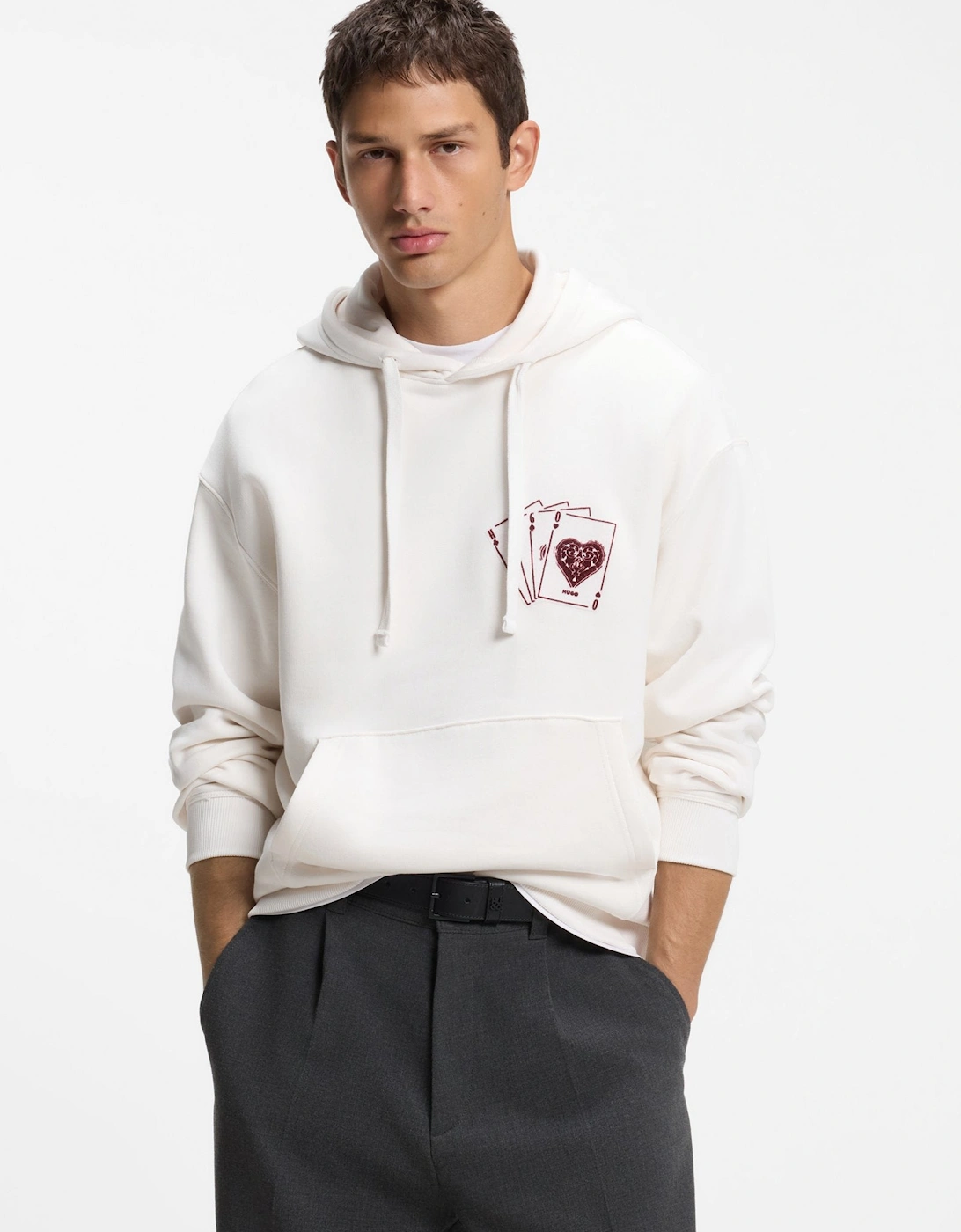 HUGO Dewerhood Hoody 102 Natural