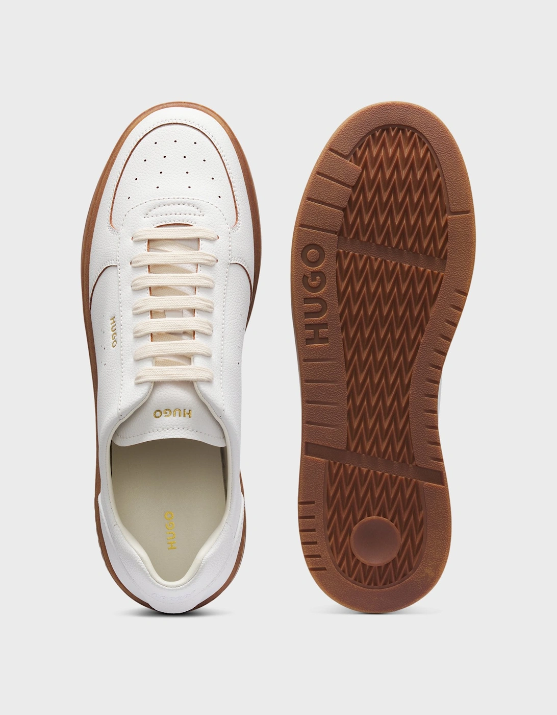 HUGO Neston tenn grltck Trainers 123 Open White