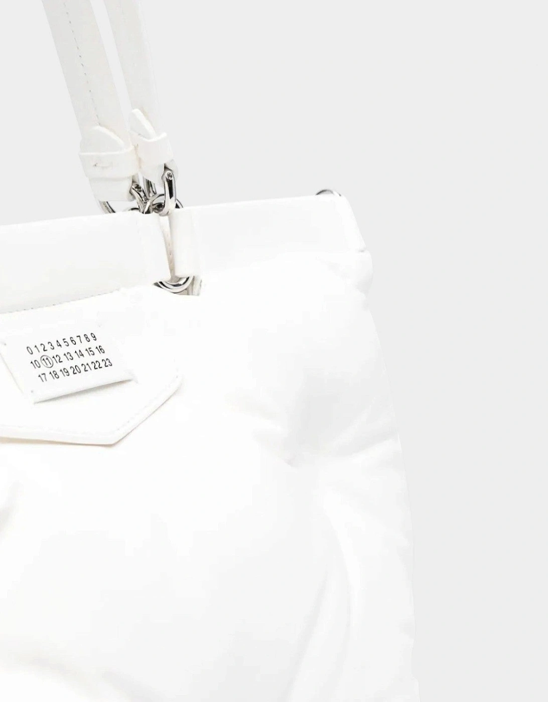 Glam Slam Large Tote Bag White
