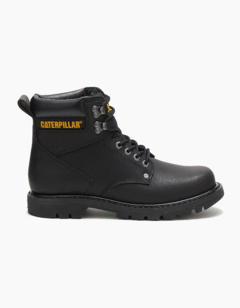 Second Shift P70043 Black Full Grain Mens Boots -UK EXCLUSIVE