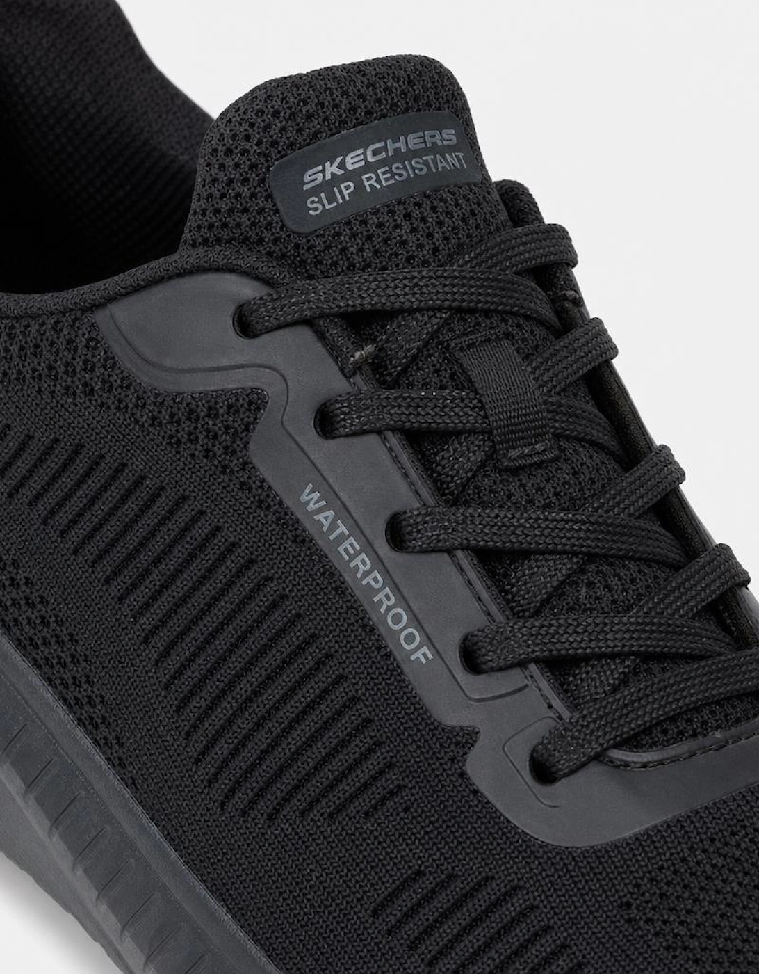 Skechers Work 108247WE Squad Chaos - Awoa Womens Slip Resistant Work Trainers Black