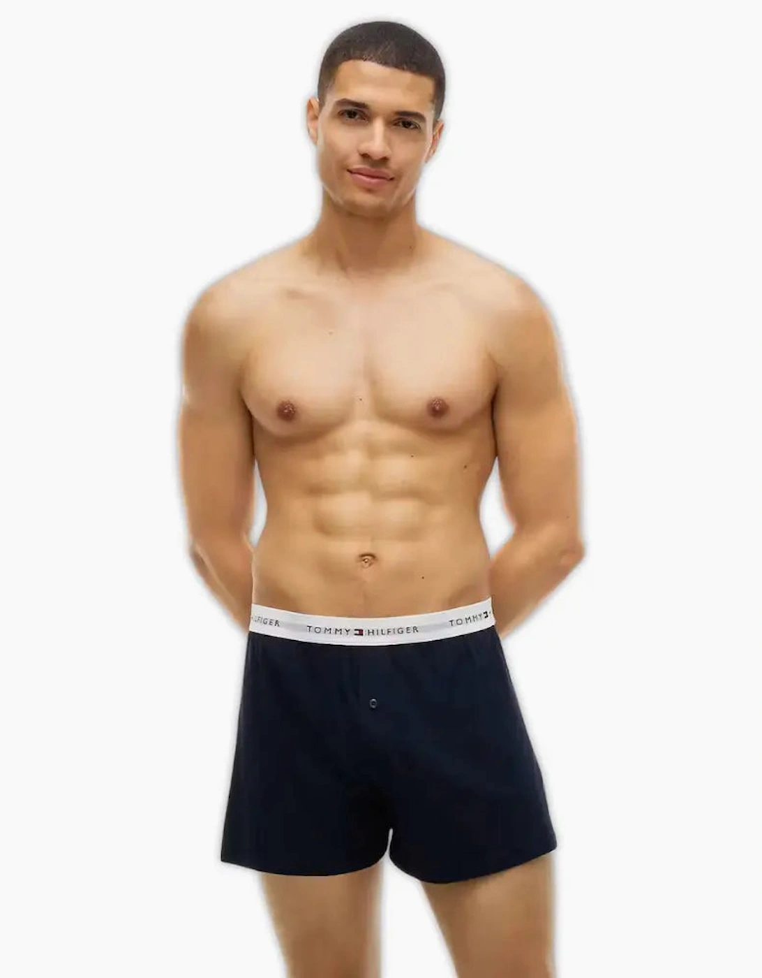 2-Pack Flag Print Jersey Boxer Shorts, Burguny/Navy