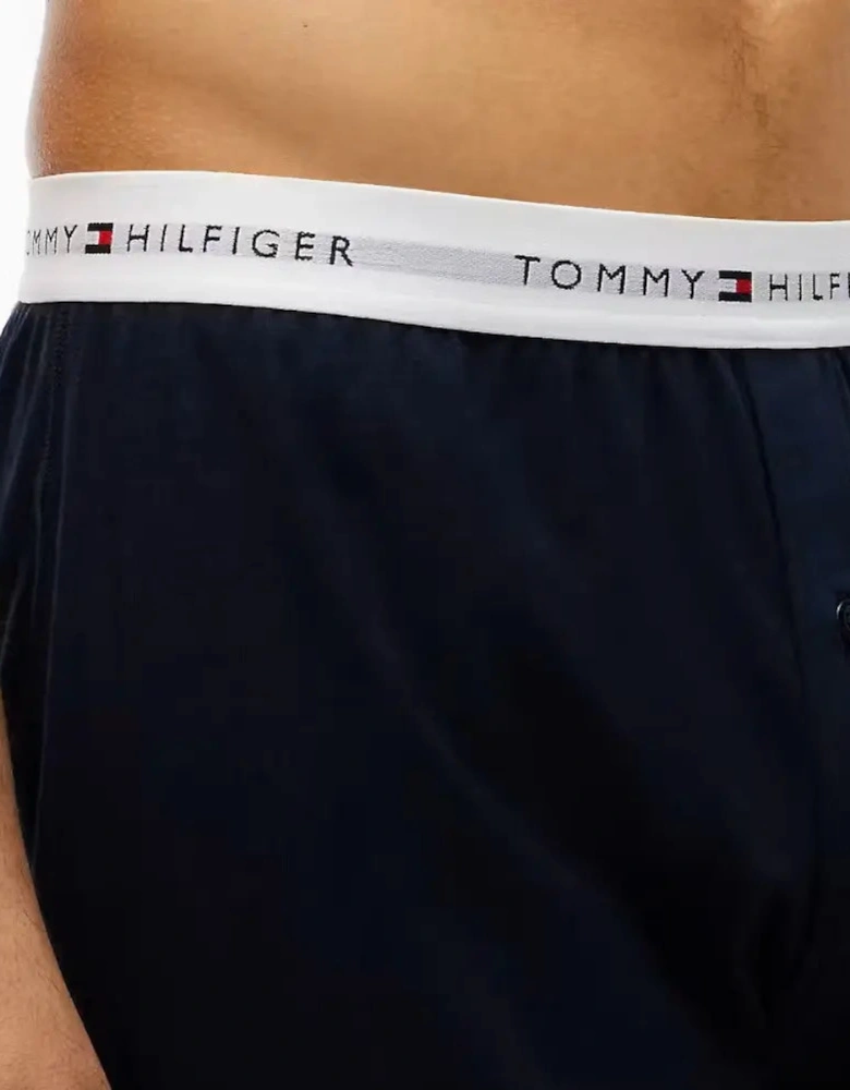 2-Pack Flag Print Jersey Boxer Shorts, Burguny/Navy