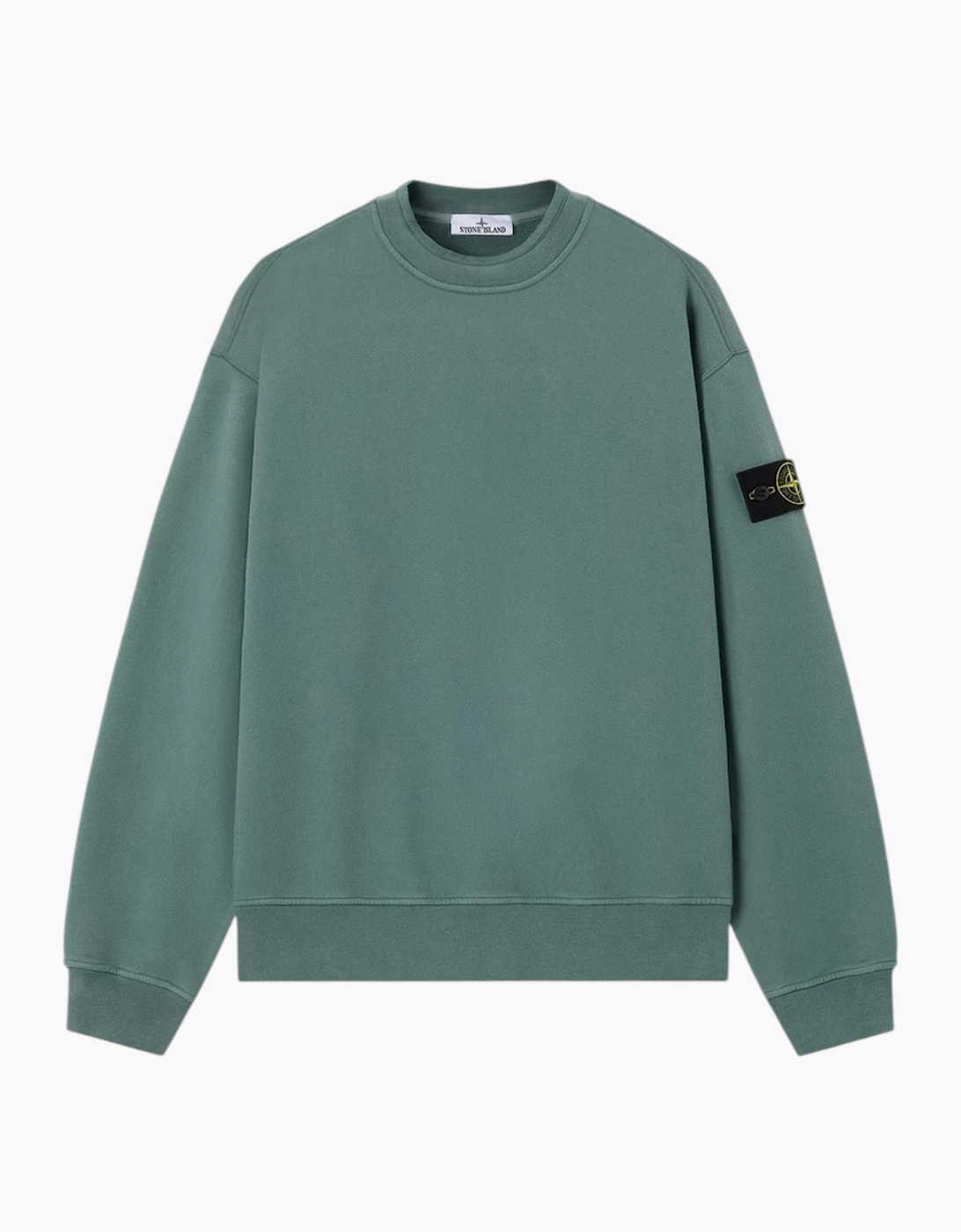 Stone Island Organic Cotton Green Sweatshirt