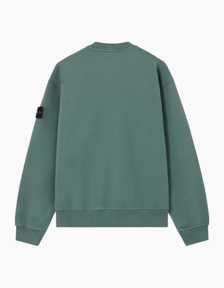 Stone Island Organic Cotton Green Sweatshirt