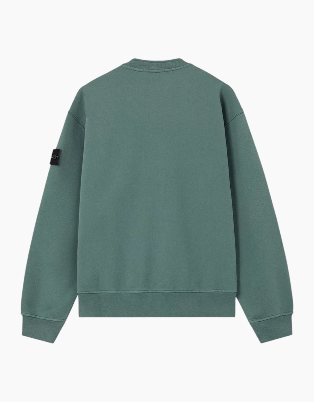 Stone Island Organic Cotton Green Sweatshirt