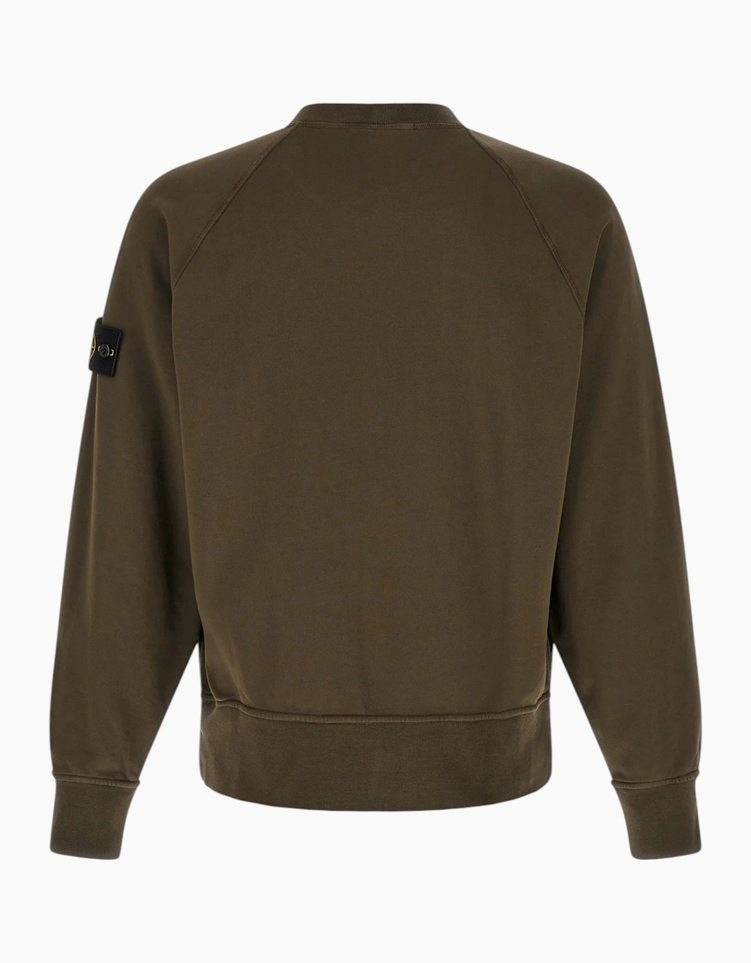 Stone Island Brushed Cotton Grey Sweatshirt