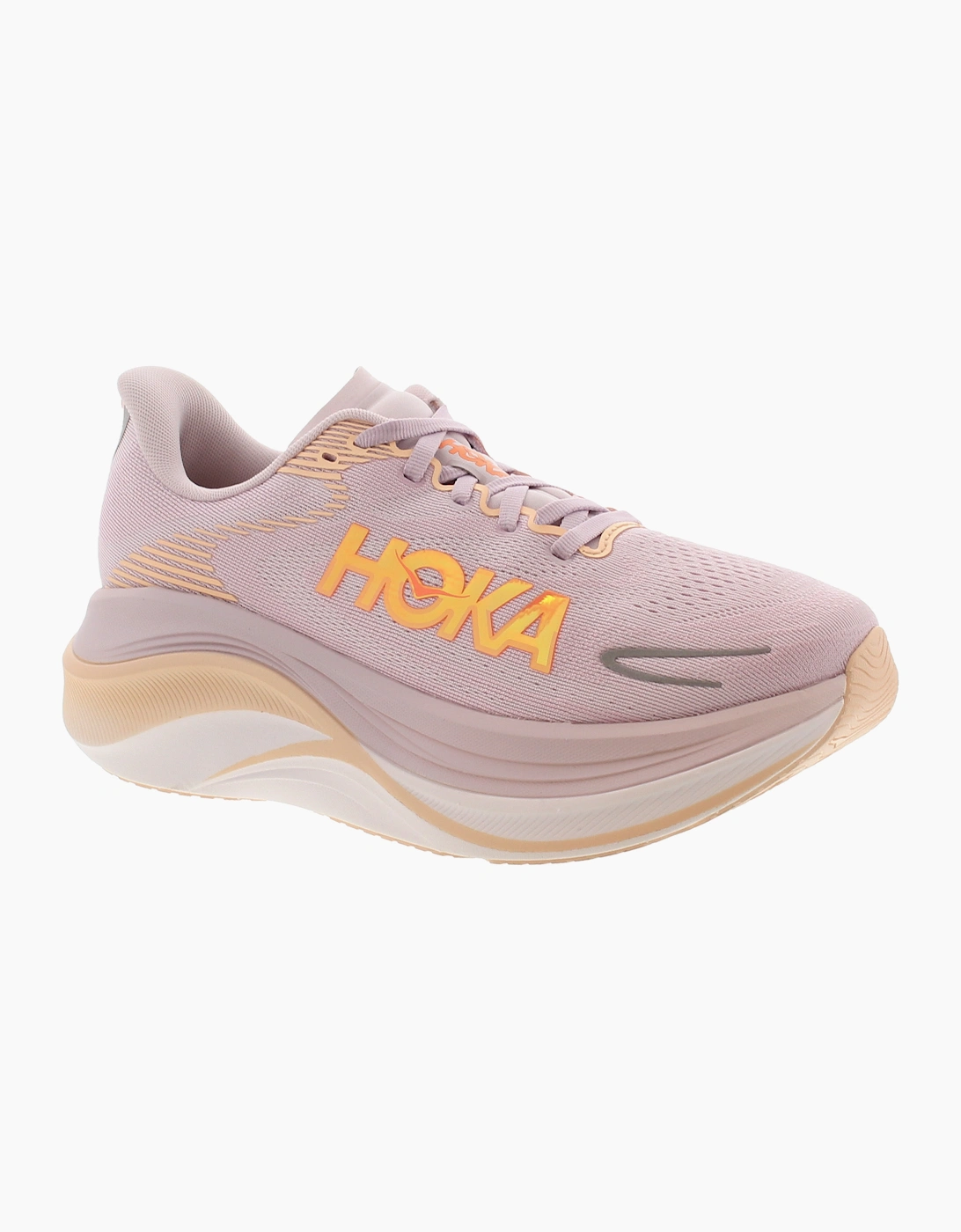 Hoka Womens Running Trainers Chunky Skyward x 2 Lace Up lilac UK Size