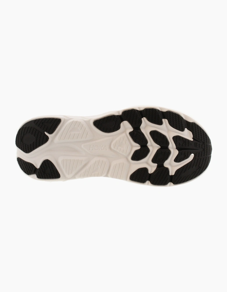 Hoka Womens Running Trainers Chunky Clifton 11 Lace Up black white UK Size