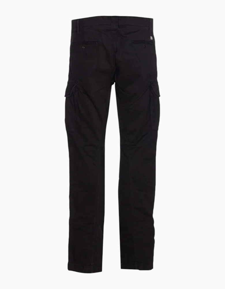 C.P. Company Stretch Sateen Ergonomic Black Sand Cargo Pants