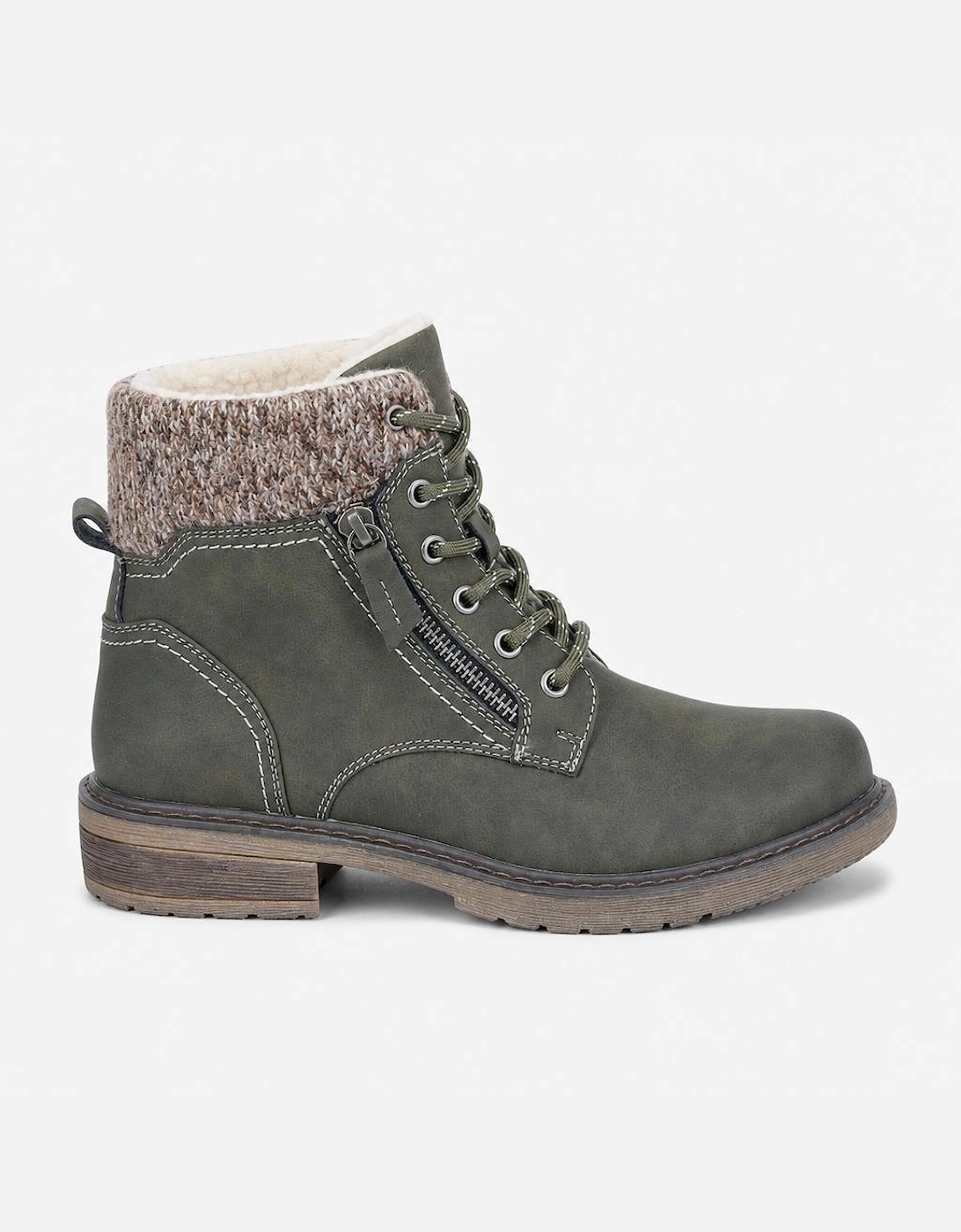 Cipriata TANIA Womens Ankle Boots Olive