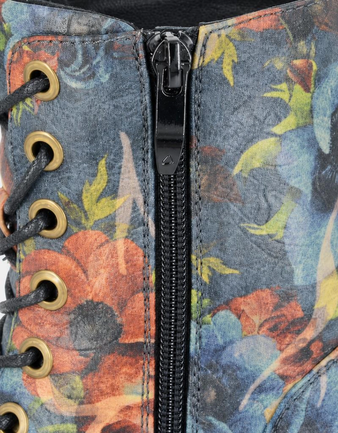 Cipriata AMBRETTA Womens Ankle Boots Blue Multi Floral