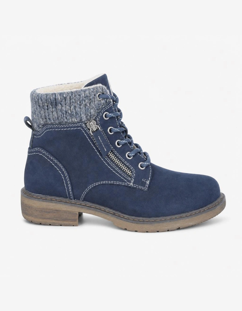 Cipriata TANIA Womens Ankle Boots Navy Blue