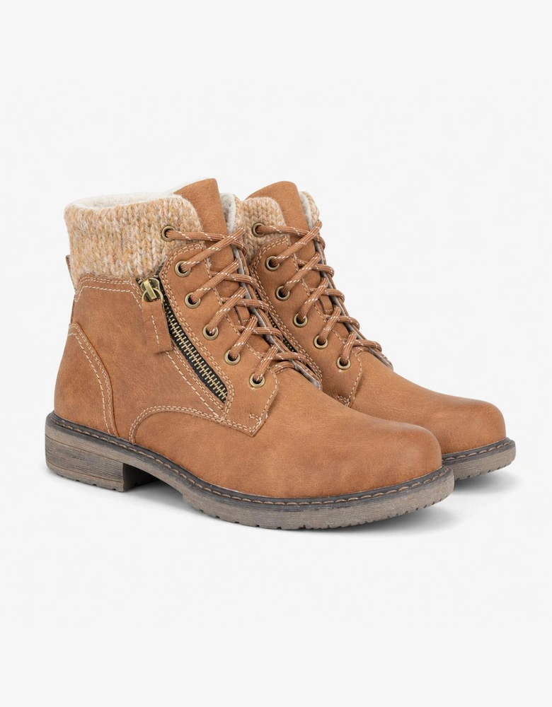 Cipriata TANIA Womens Ankle Boots Camel