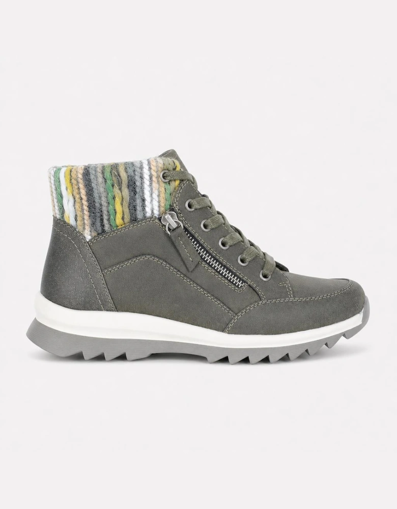 Cipriata ERTE Womens Ankle Boots Khaki