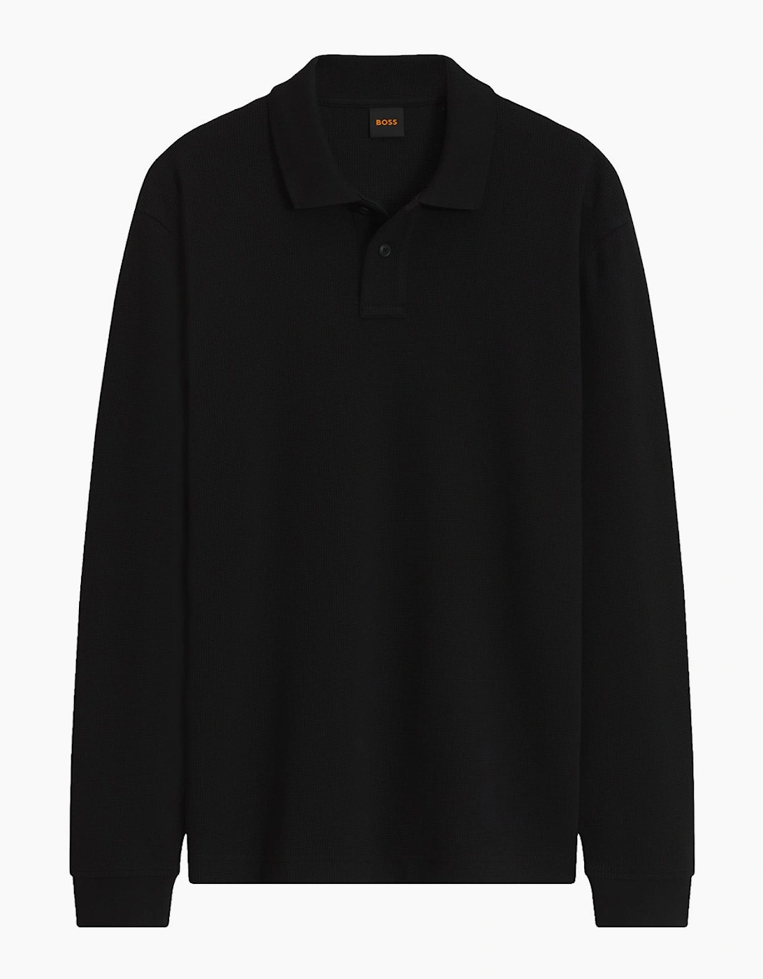 Boss Petempestolong 1 Waffle LS Polo