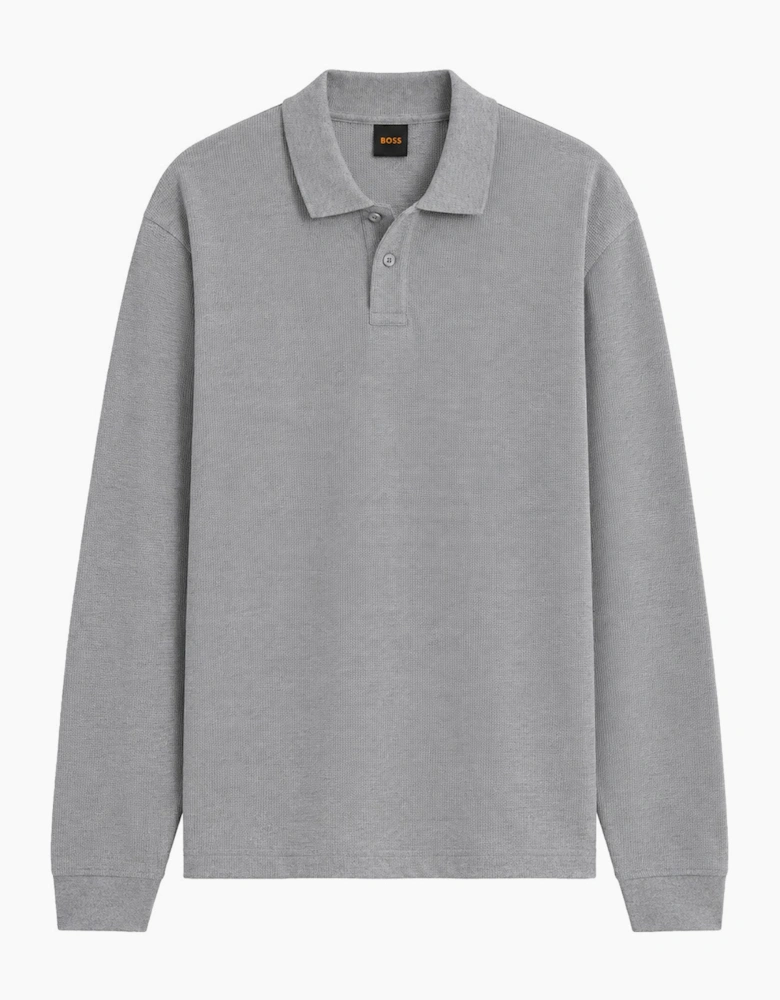 Boss Petempestolong 1 Waffle LS Polo